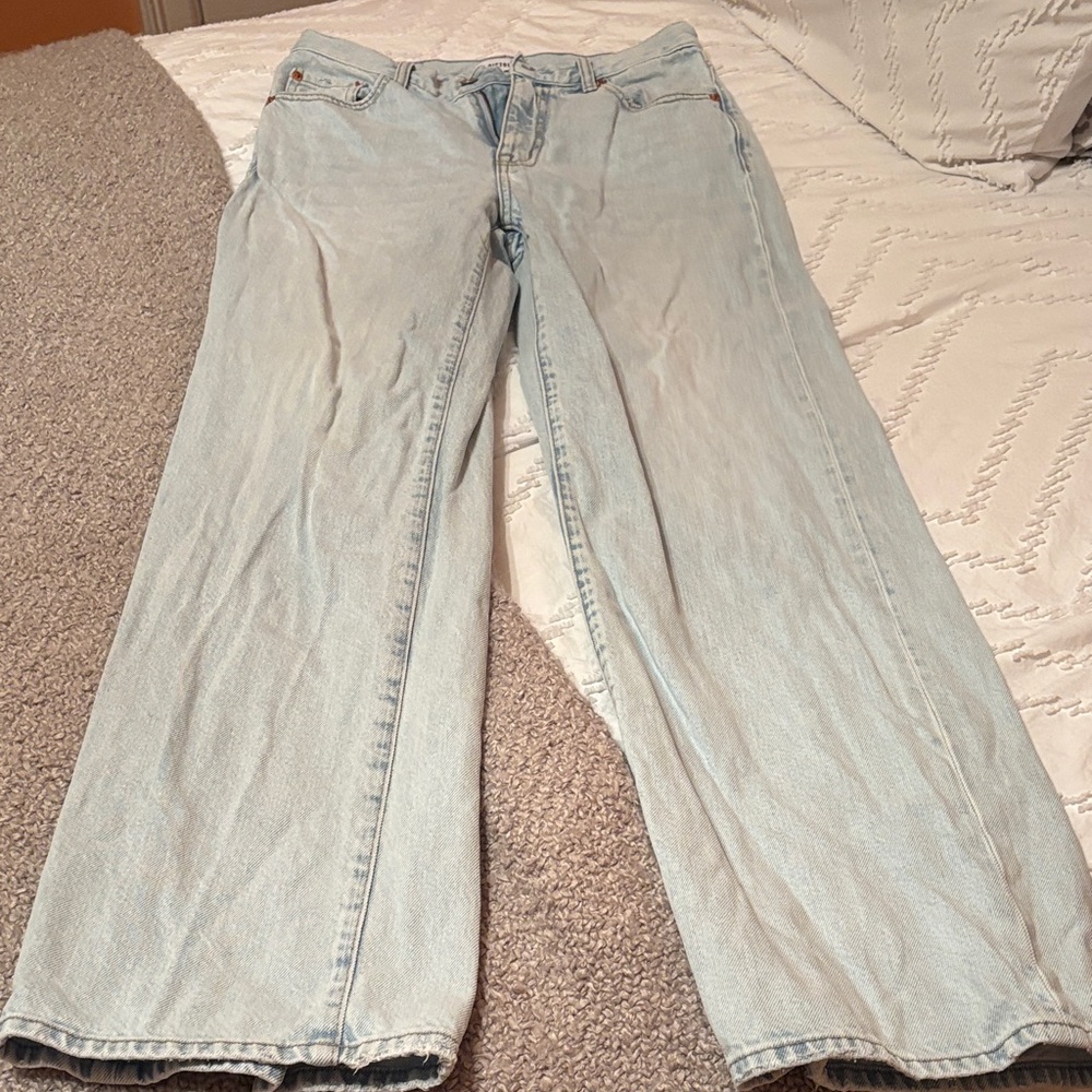 Pistola Light Wash Straight Leg Jeans